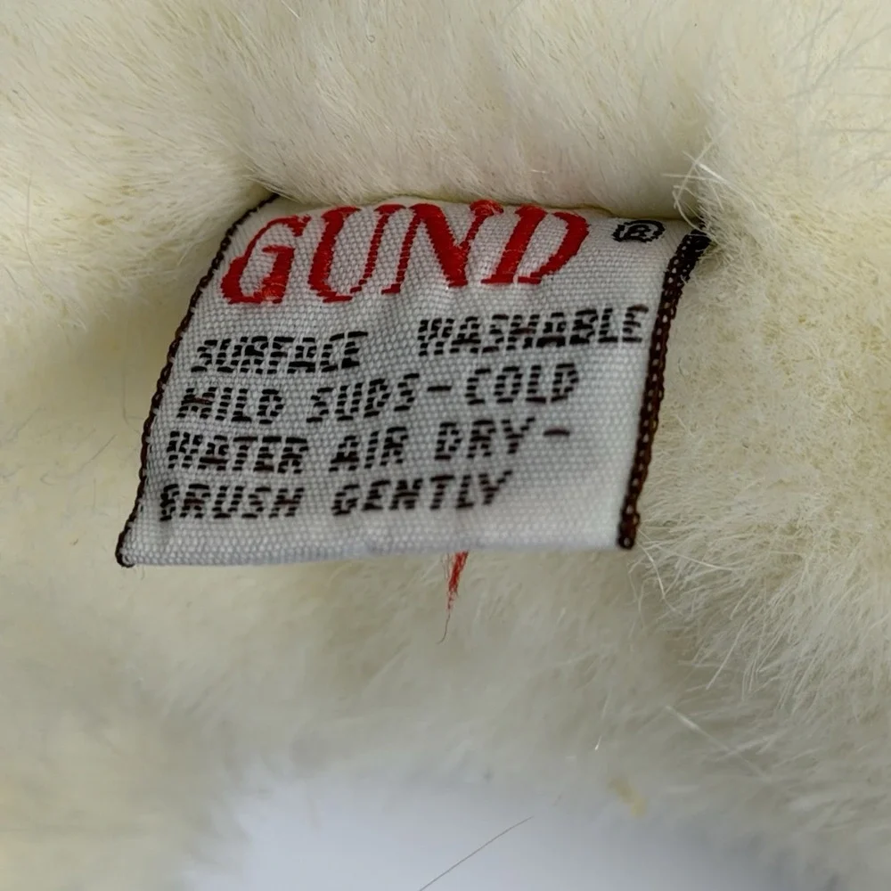 Vintage 1986‎ Gund White Seal Pup Phineas Stuffed Animal Plush Toy 10